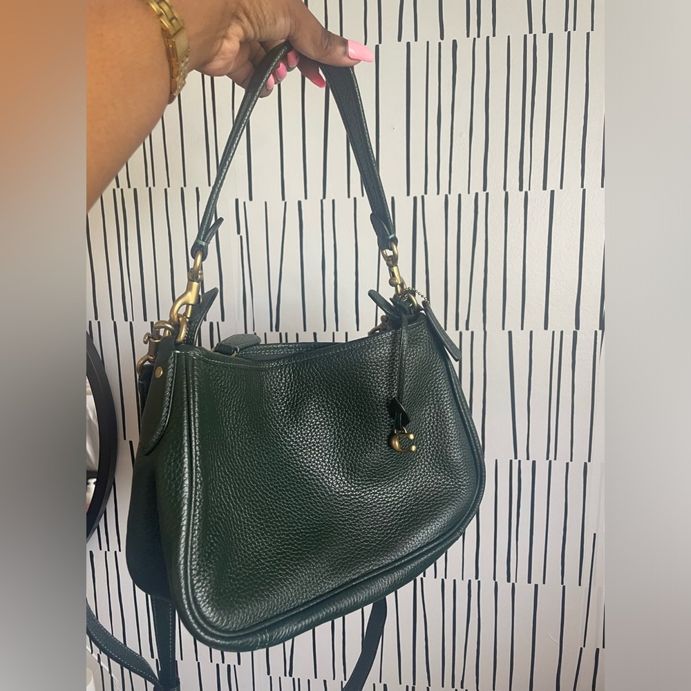 COACH Cary Crossbody Bag in Deep Emerald Green